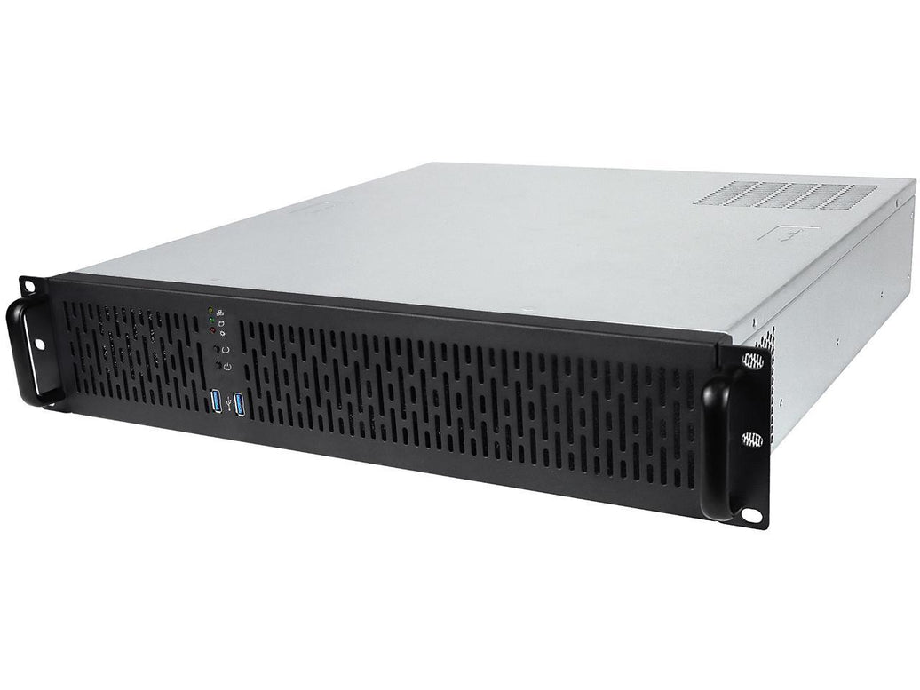 Rosewill 2U Server Chassis Rackmount Case, 4x 3.5" Bays, 2x 2.5" Devices, Micro-ATX Compatible, 2x 80mm PMW Fans, 2x USB 3.0 - RSV-Z2800U