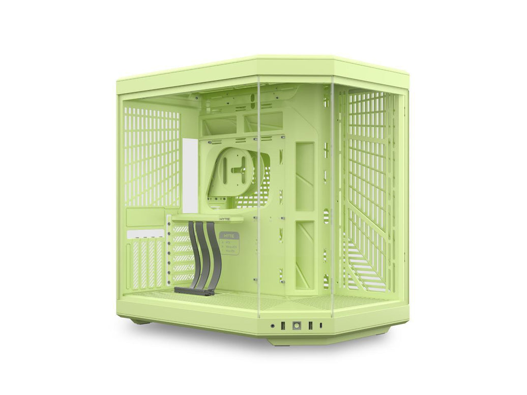 HYTE CS-HYTE-Y70-MM Matcha Milk ABS / Steel / Tempered Glass Dual Chamber Mid-Tower ATX Case Case (Computer Cases - ATX Form)