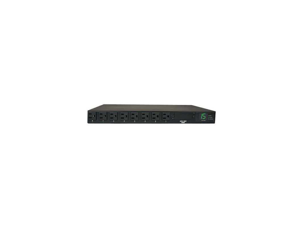 Tripp Lite PDUMH15AT Metered 1U 100; 120; 127V 15A 12 ft Power Distribution Unit with dual-input Auto Transfer Switching