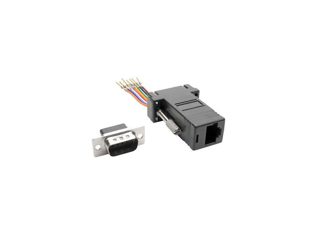 Tripp Lite DB9 to RJ45 Modular Serial Adapter M/F RS-232 RS-422 RS-485 (P440-89FM)