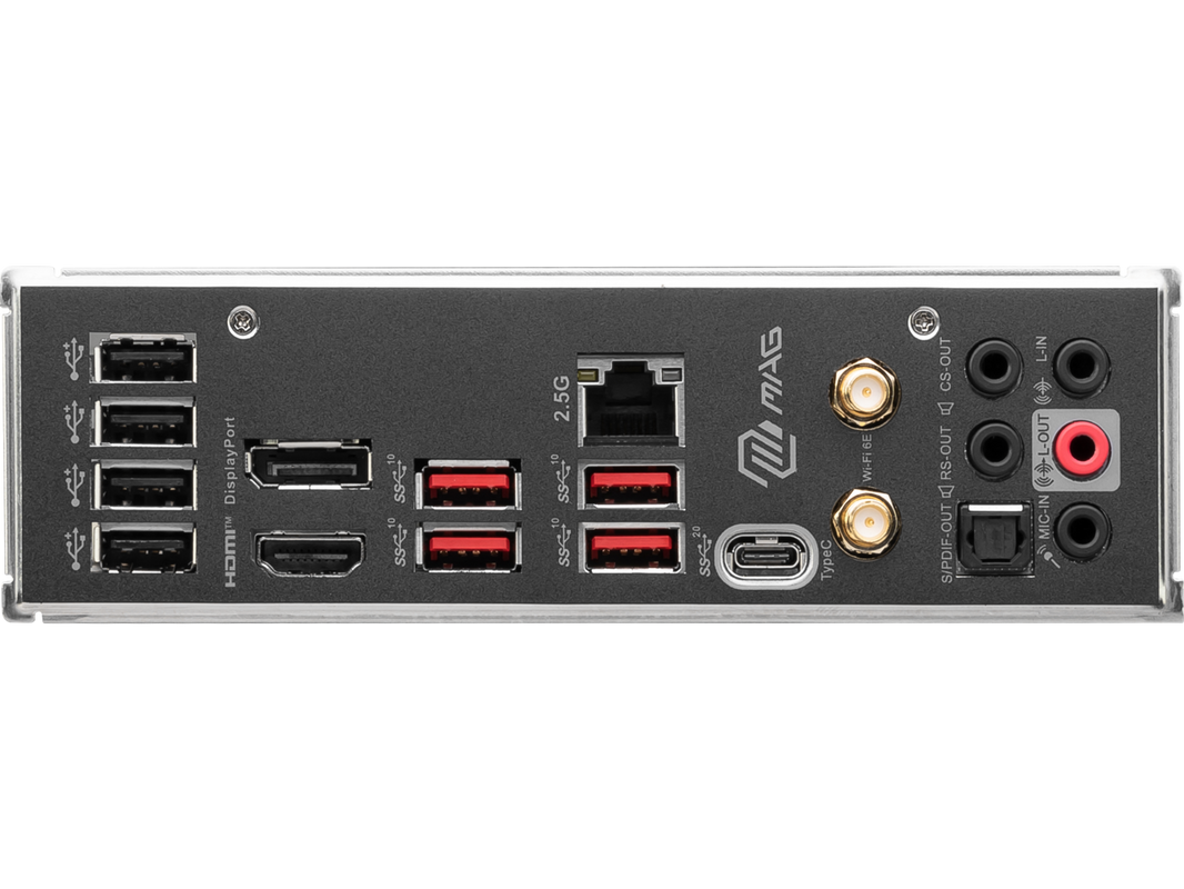 MSI MAG B760 TOMAHAWK WIFI LGA 1700 (Intel12th&13th Gen) SATA 6Gb/s ATX Motherboard (PCIe 5.0, DDR5,3xM.2 Slots,,WiFi 6,Intel 2.5Gb LAN)