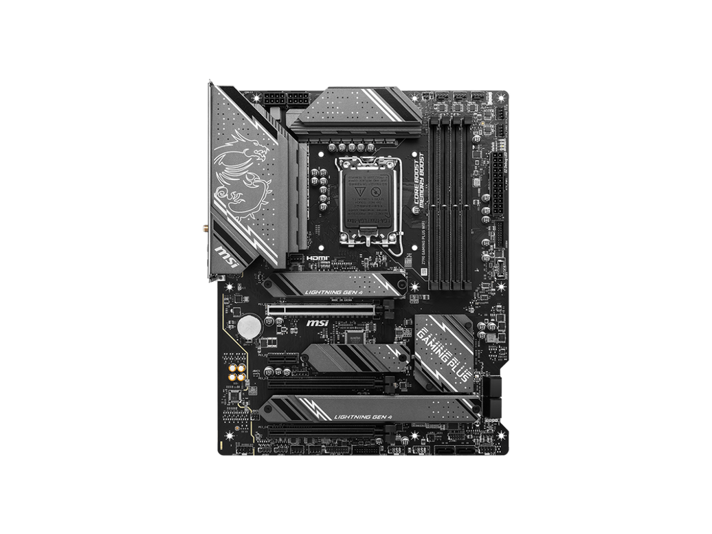 MSI Z790 GAMING PLUS WIFI LGA 1700 Intel Z790 SATA 6Gb/s ATX DDR5 PCI-E x16 slot Wi-Fi 6E 2.5Gbps LAN 4x M.2 EZ Debug LED Motherboard