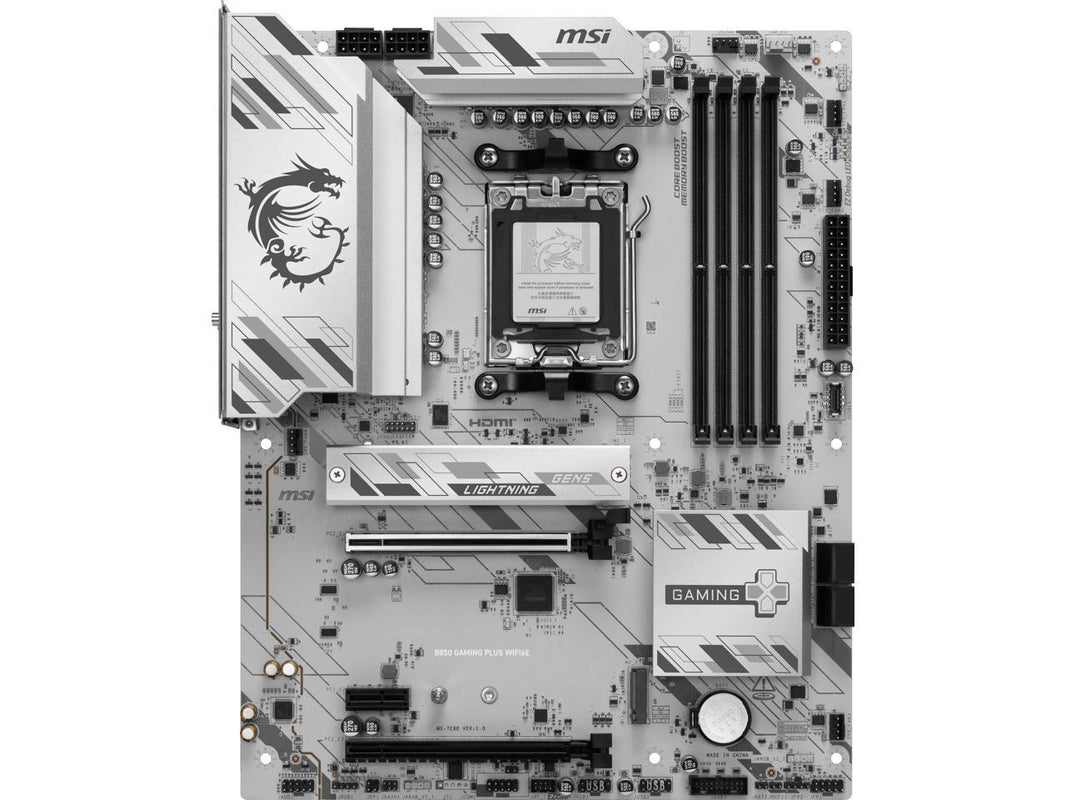 MSI B850 GAMING PLUS WIFI6E AM5 AMD B850 SATA 6Gb/s 5G Network Wi-Fi7 DDR5 Motherboard