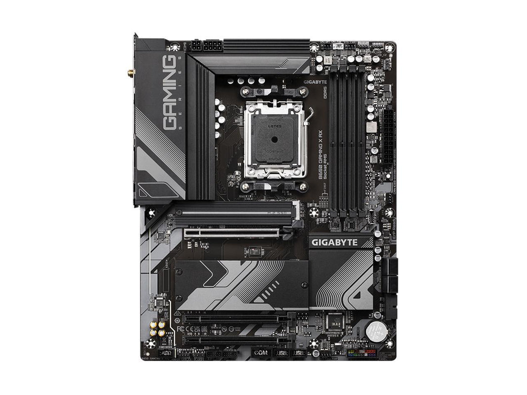 GIGABYTE B650 GAMING X AX AM5 LGA 1718 AMD B650 ATX Motherboard with 5-Year Warranty, DDR5, PCIe 4.0 M.2, PCIe 4.0, USB 3.2 Gen2x2 Type-C, AMD Wi-Fi 6E, Realtek 2.5GbE LAN