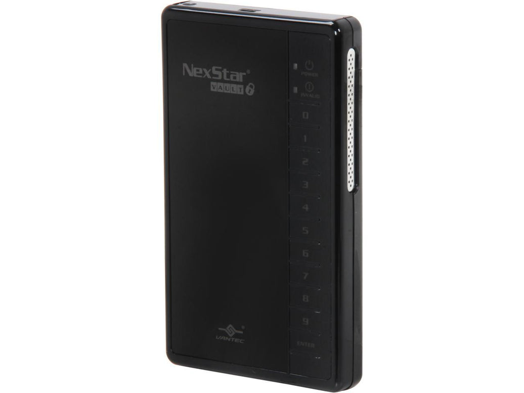 Vantec NexStar Vault 2.5" SATA to USB 2.0 Security Hard Drive Enclosure - Model NST-V290S2