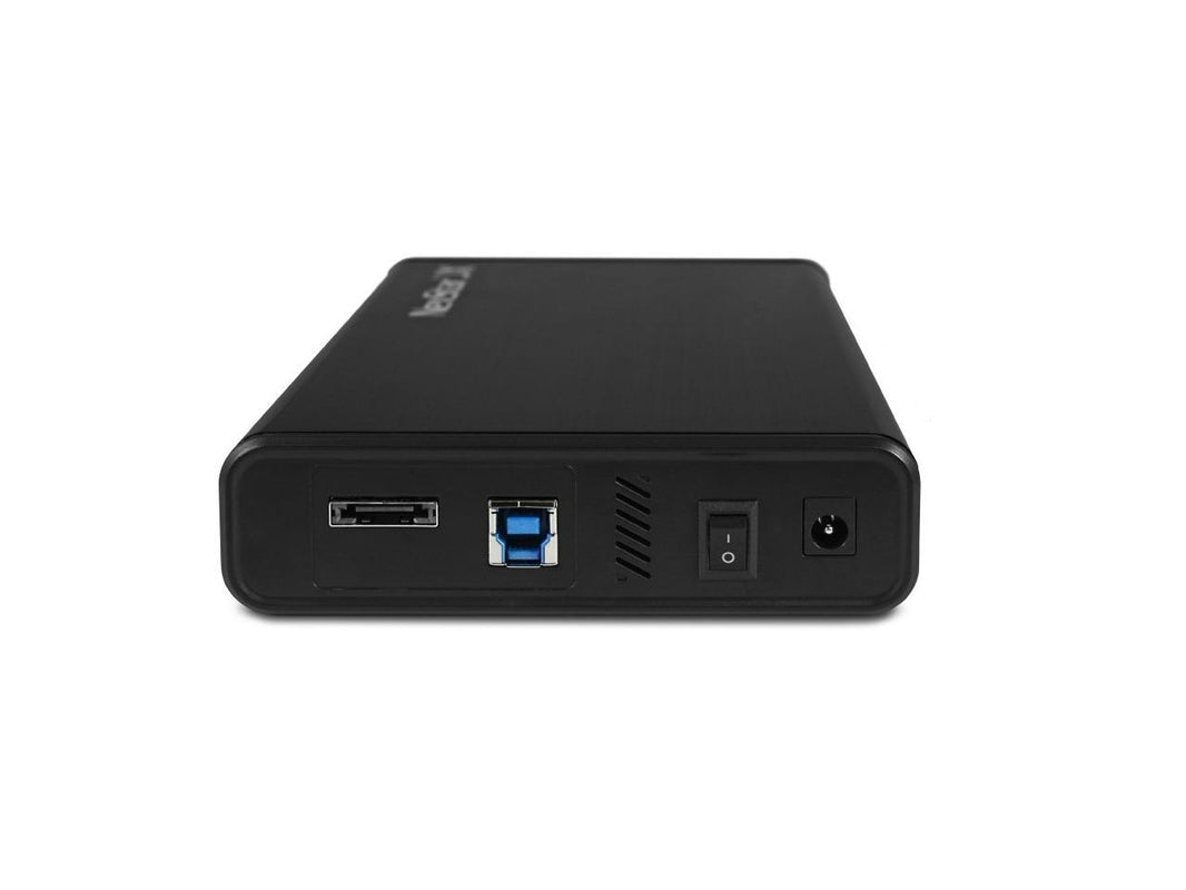 Vantec NexStar JX USB 3.2 Gen1x1, 3.5" or 2.5” SATA III HDD/SSD Drive Enclosure with eSATA - Aluminum casing, ABS Plastic - Black NST-358SU3-BK