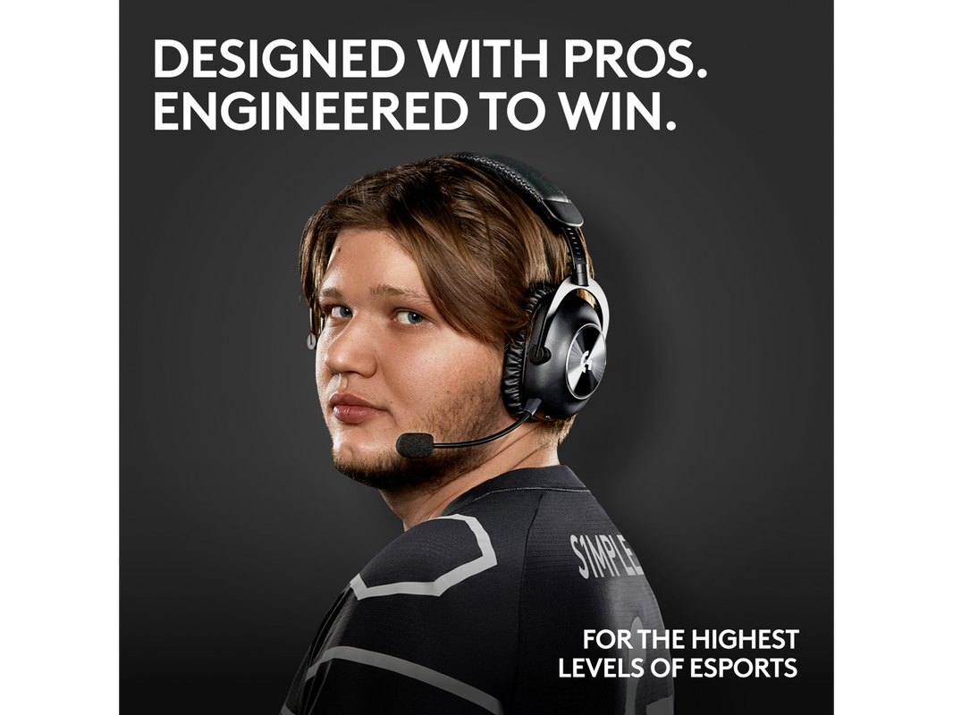 Logitech G PRO X2 LIGHTSPEED Wireless Gaming Headset, Detachable Boom Mic, 50mm Graphene Drivers, DTS:X Headphone 2.07.1 Surround, Bluetooth/USB/3.5mm Aux, for PC, PS5, PS4, Nintendo Switch - Black
