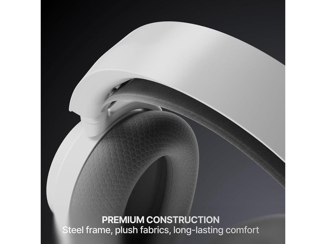 SteelSeries Arctis Nova 7P Wireless Gen 2 Gaming Headset - Real-Time App Control, 50+ HR Play, Neodymium Magnetic Drivers, Mix 2.4GHz/Bluetooth, PS5, PS4, PC, Switch 1/2, Mobile - White