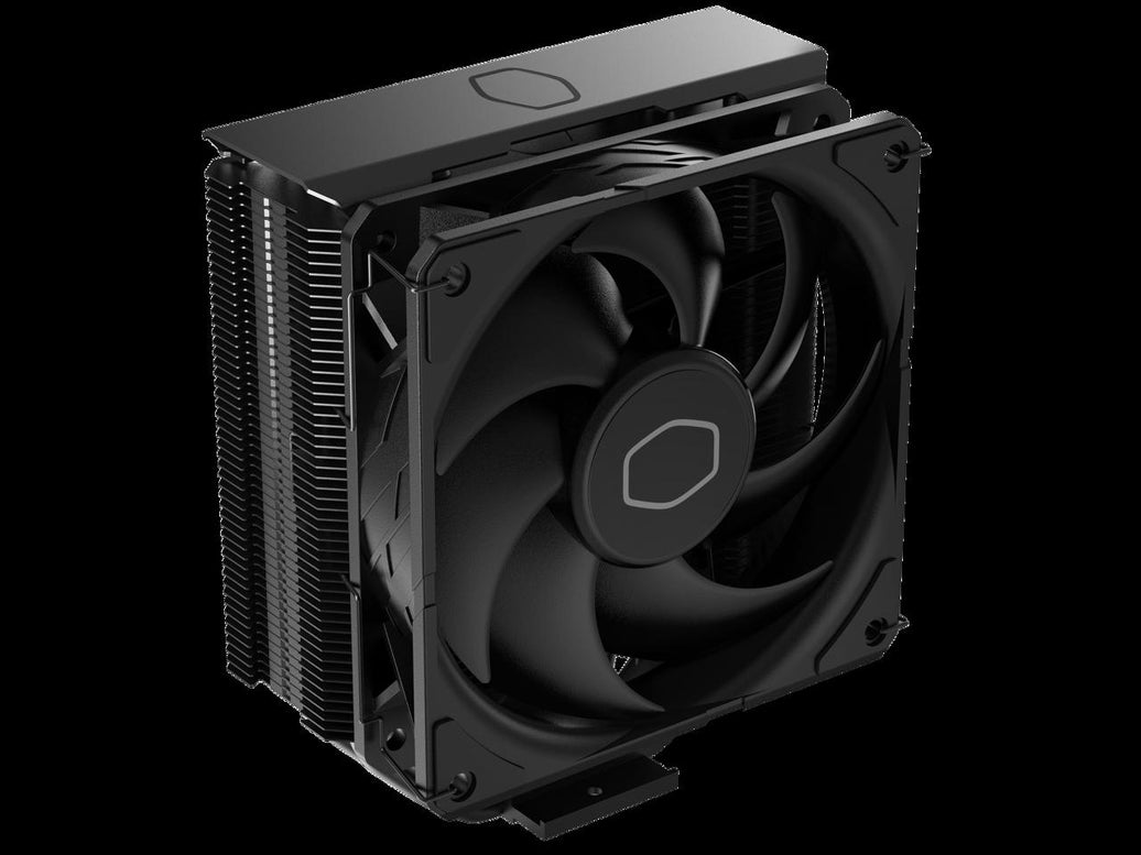 Cooler Master Hyper 212 Black CPU Air Cooler - 120mm High Performance PWM Fan, 4 Copper Heat Pipes, Aluminum Top Cover, Low Noise & Easy Installation, AMD AM5/AM4 & Intel LGA 1851/1700/1200, Black