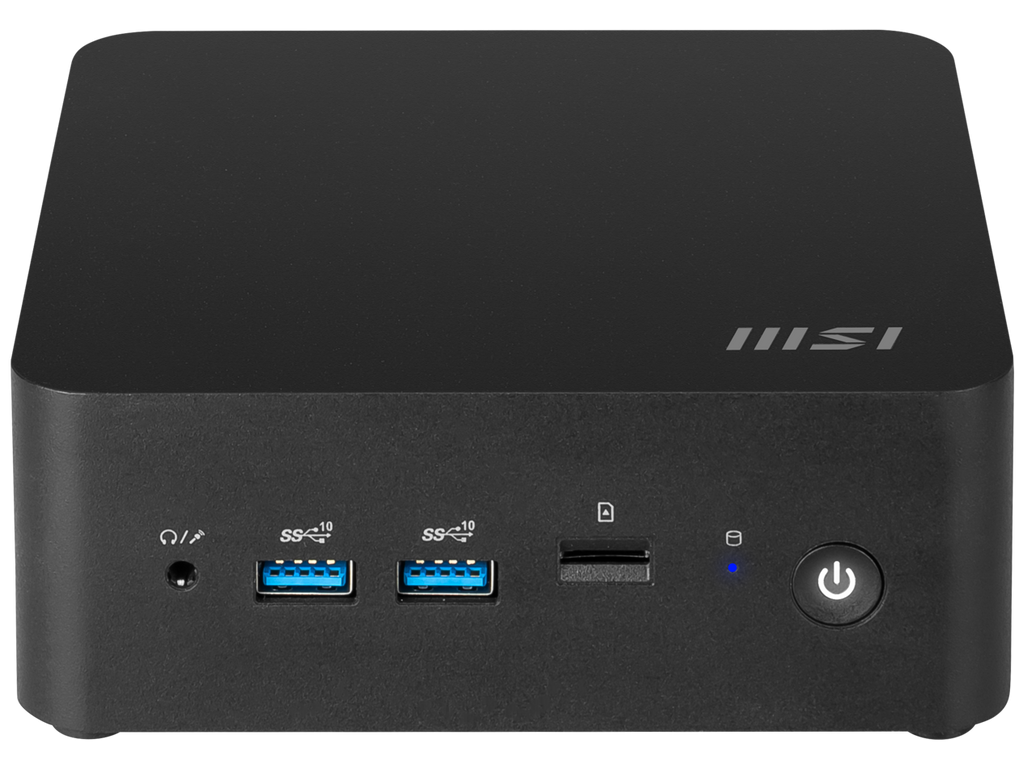 MSI Desktop Computer Cubi NUC 1MG-011US Intel Core 3 100U 8GB DDR5 500 GB PCIe SSD Intel Graphics Windows 11 Home 64-bit