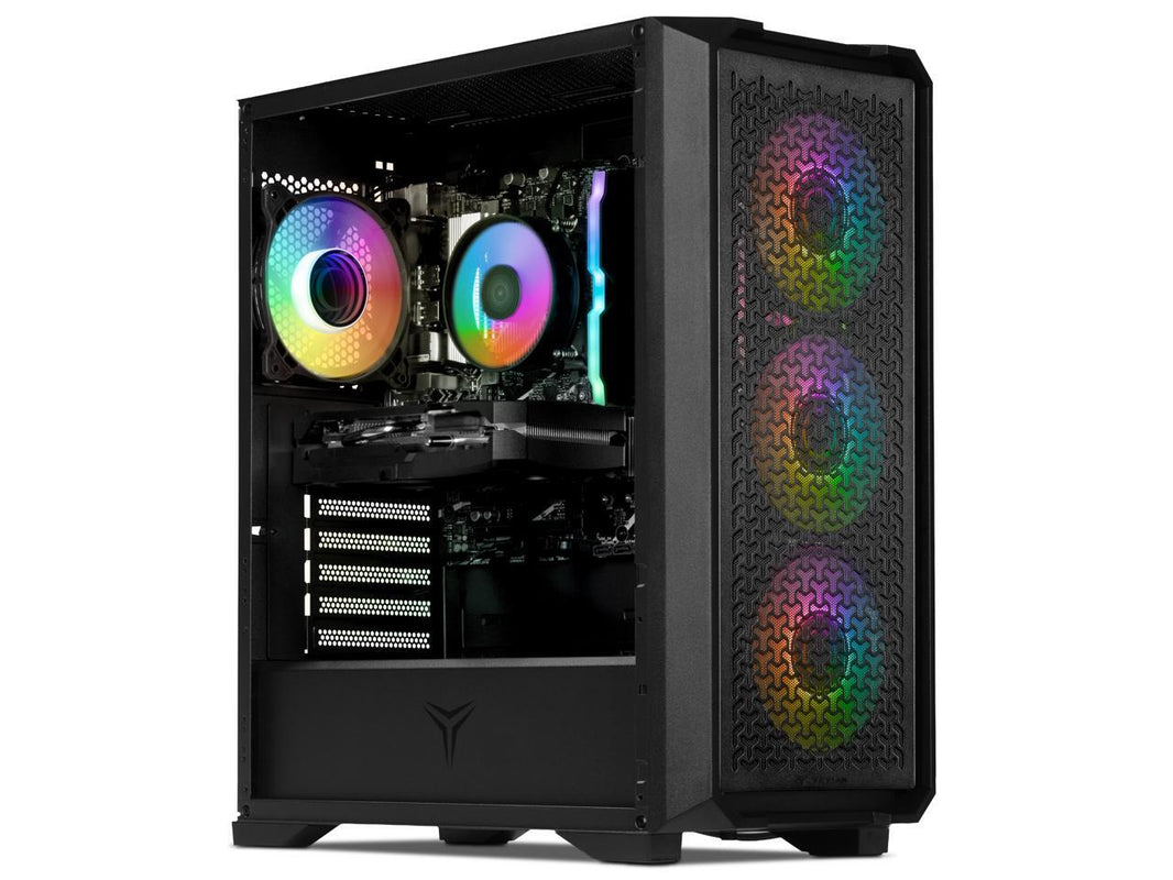 Yeyian Gaming Desktop PC Vault 44F0B-550P1N Intel Core i5-14400F 16GB DDR5 1TB NVMe SSD GeForce RTX 5060 Windows 11 Home