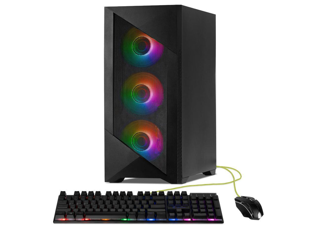 Yeyian Gaming Desktop PC Edge 44F0B-350P1N Intel Core i5-14400F 16GB DDR5 1TB NVMe SSD GeForce RTX 3050 Windows 11 Home