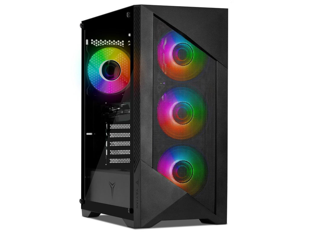 Yeyian Gaming Desktop PC Edge 44F0B-350P1N Intel Core i5-14400F 16GB DDR5 1TB NVMe SSD GeForce RTX 3050 Windows 11 Home