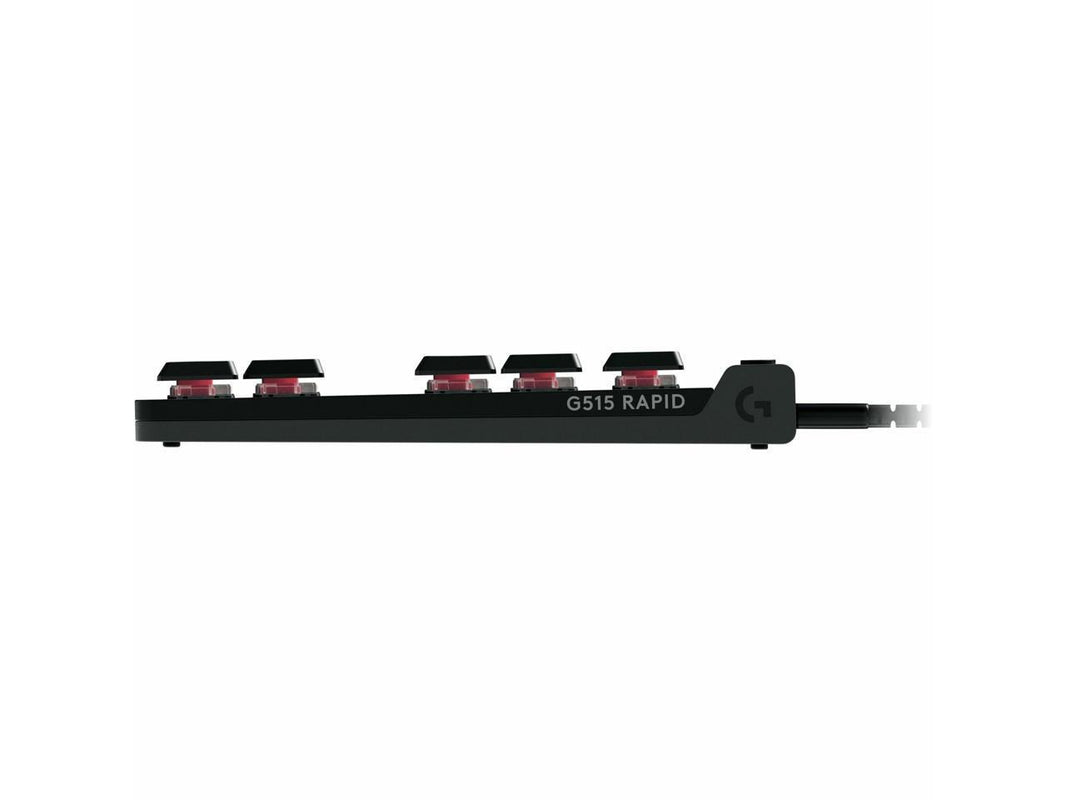 Logitech G515 Rapid TKL Wired Gaming Keyboard, Low Profile Mechanical Switches, Rapid Response, RGB, Tenkeyless Compact Design