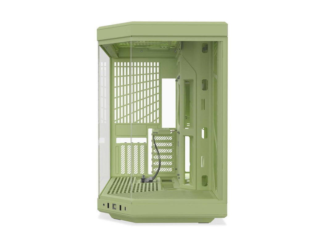 HYTE CS-HYTE-Y70-MM Matcha Milk ABS / Steel / Tempered Glass Dual Chamber Mid-Tower ATX Case Case (Computer Cases - ATX Form)