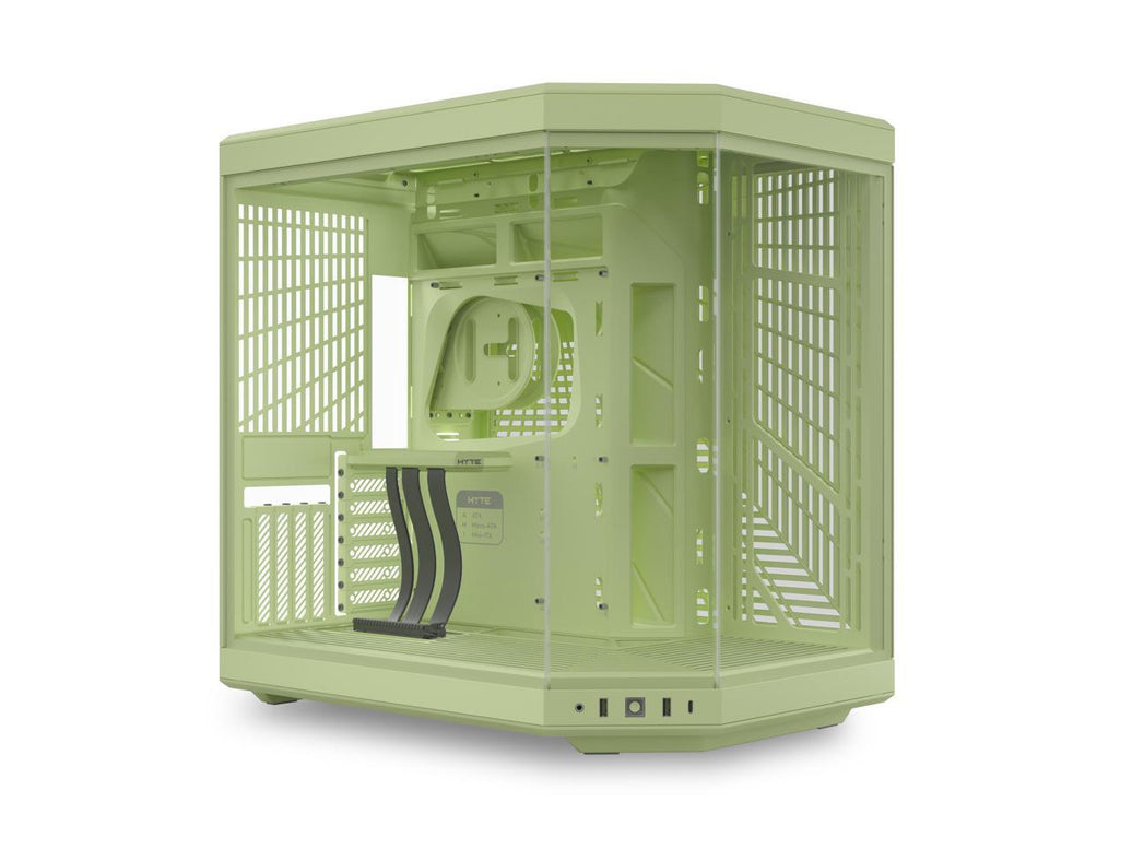 HYTE CS-HYTE-Y70-MM Matcha Milk ABS / Steel / Tempered Glass Dual Chamber Mid-Tower ATX Case Case (Computer Cases - ATX Form)