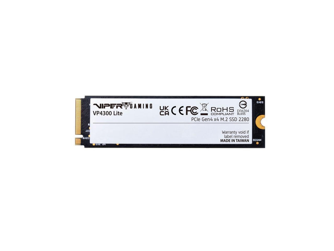 Patriot Memory Viper VP4300 Lite 500 GB M.2 PCIe Gen4 x4 SSD, Compatible with PS5
