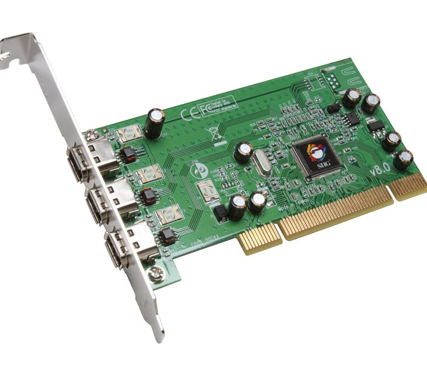 SIIG 3-port 1394 (FireWire) PCI adapter Model NN-400012-S8