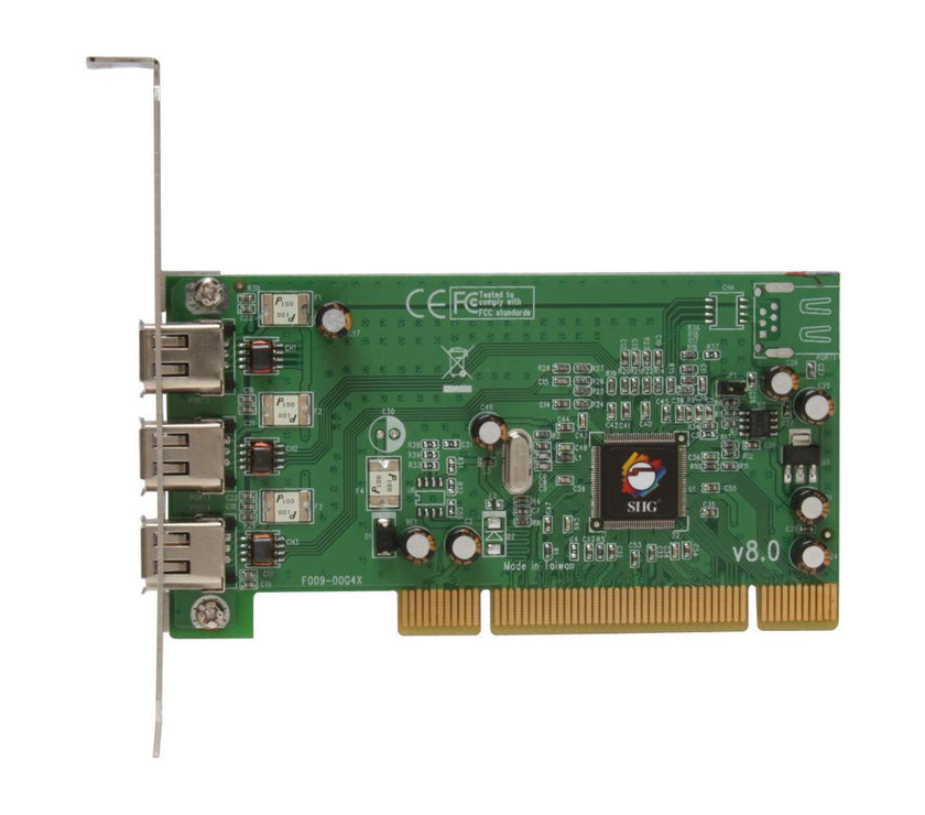 SIIG 3-port 1394 (FireWire) PCI adapter Model NN-400012-S8