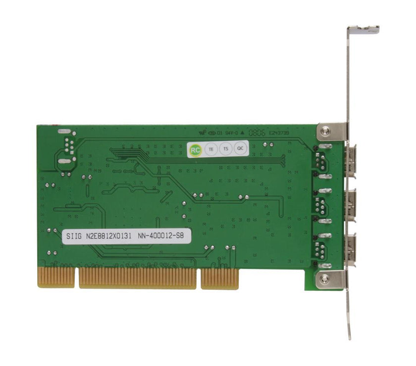 SIIG 3-port 1394 (FireWire) PCI adapter Model NN-400012-S8