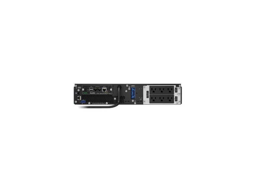 APC by Schneider Electric Smart-UPS SRT 1500VA RM 120V Network Card - 1500 VA/1350 W - 120 V AC - 5 Minute Stand-by Time - 2U Rack-mountable - 6 x NEMA 5-15R