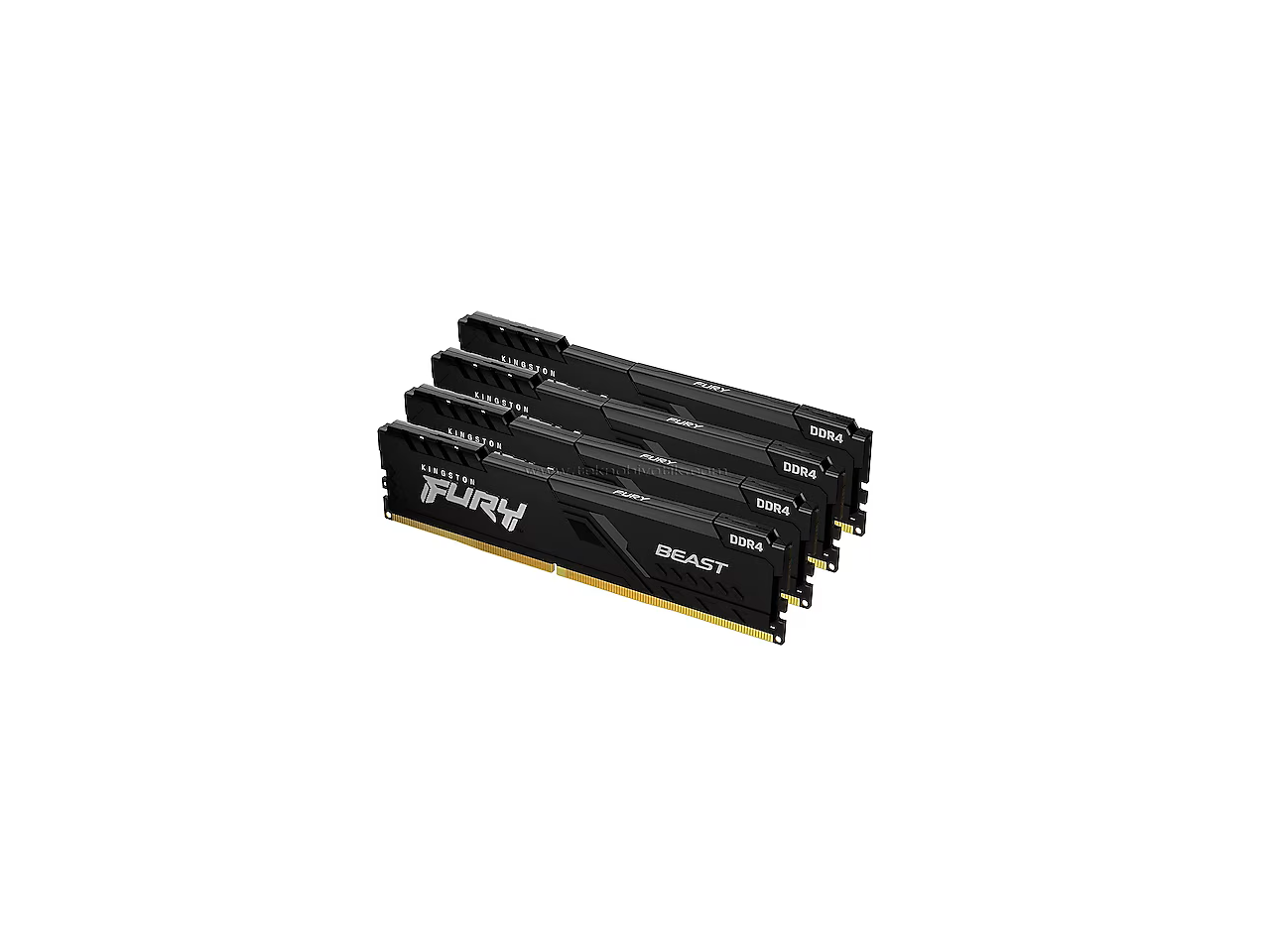Kingston FURY Beast 128GB (4 x 32GB) 288-Pin PC RAM DDR5 5200 (PC5 41600) Memory (Desktop Memory) Model KF552C40BBK4-128