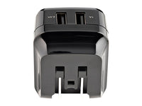 StarTech 2 Port 17W USB Wall Charger USB2PACUBK