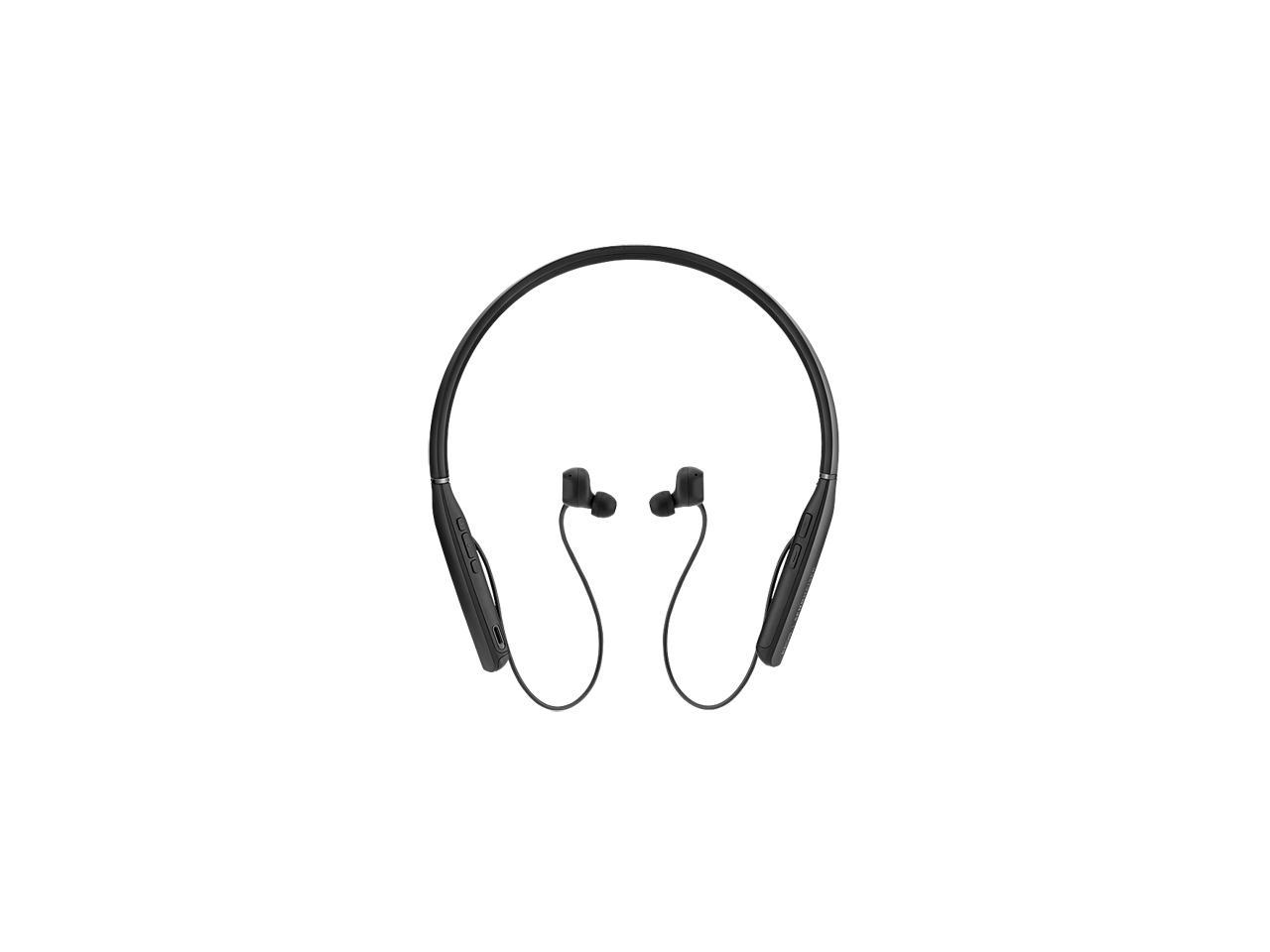 EPOS | SENNHEISER Adapt 460T (1000205) - Dual-Sided, Dual-Connectivity, Wireless, Bluetooth, ANC in-Ear Neckband Headset | for Mobile Phone & Softphone | Teams Certified (Black)