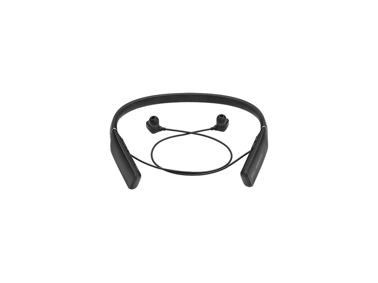 EPOS | SENNHEISER Adapt 460T (1000205) - Dual-Sided, Dual-Connectivity, Wireless, Bluetooth, ANC in-Ear Neckband Headset | for Mobile Phone & Softphone | Teams Certified (Black)