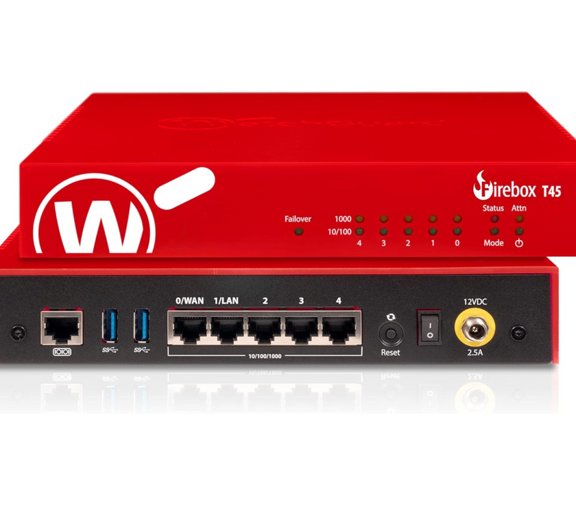 WatchGuard Firebox T45 Network Security/Firewall Appliance WGT45031