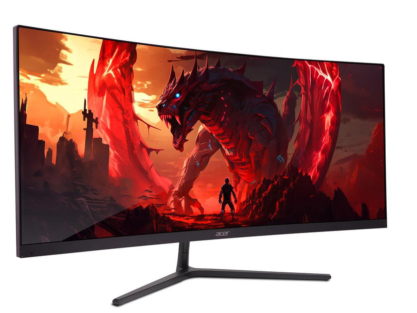 Acer Nitro ED306C Xbmiippx 29.5" 1500R Curved Zero-Frame UWFHD (2560 x 1080) VA Monitor with AMD FreeSync Premium Technology, Up to 200Hz, 1ms VRB, HDR 10, VESA mounting compliant (Display Port, 1 x HDMI 2.0 Port & 2 x HDMI 1.4 Ports)