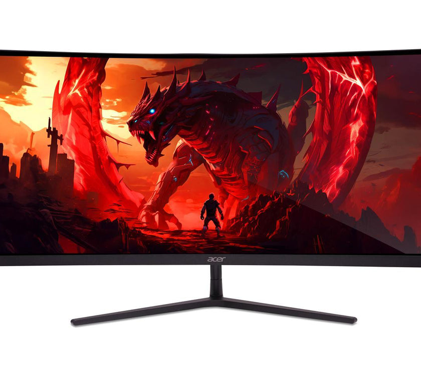 Acer Nitro ED306C Xbmiippx 29.5" 1500R Curved Zero-Frame UWFHD (2560 x 1080) VA Monitor with AMD FreeSync Premium Technology, Up to 200Hz, 1ms VRB, HDR 10, VESA mounting compliant (Display Port, 1 x HDMI 2.0 Port & 2 x HDMI 1.4 Ports)