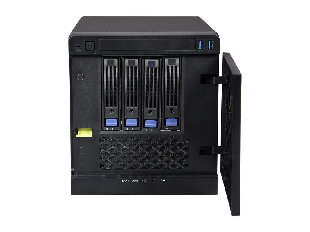 IN WIN IW-MS04-01-S265 Black 0.8 mm SGCC Mini ITX (M/B cooler maximum 65mm) Tower Mini 4 Bay Server Tower with 265Watts 80+ bronze Flex ATX power supply