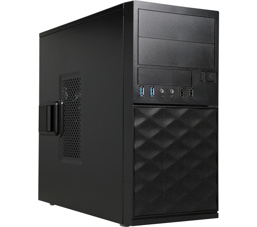 IN WIN EFS052.CH450TB3 Black Mini Tower Computer Case MicroATX 12V Form Factor, PSII Size Power Supply