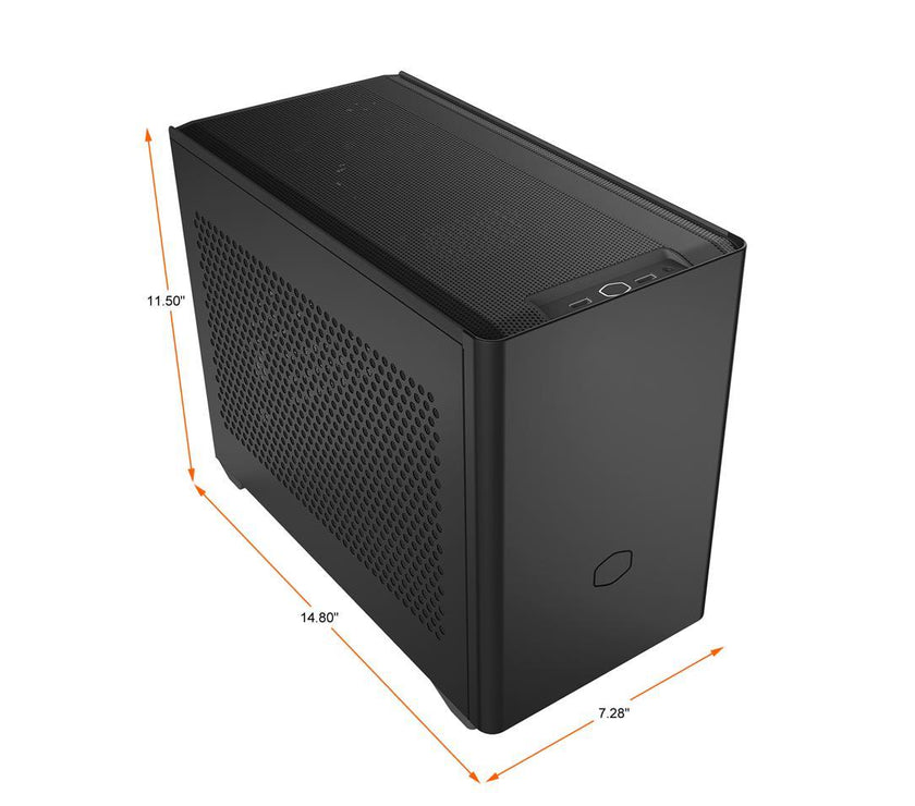 Cooler Master NR200 SFF Small Form Factor Mini-ITX Case with Vented Panel, Triple-slot GPU, Tool-Free and 360 Degree Accessibility