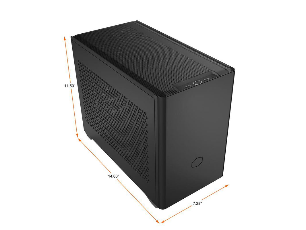 Cooler Master NR200 SFF Small Form Factor Mini-ITX Case with Vented Panel, Triple-slot GPU, Tool-Free and 360 Degree Accessibility