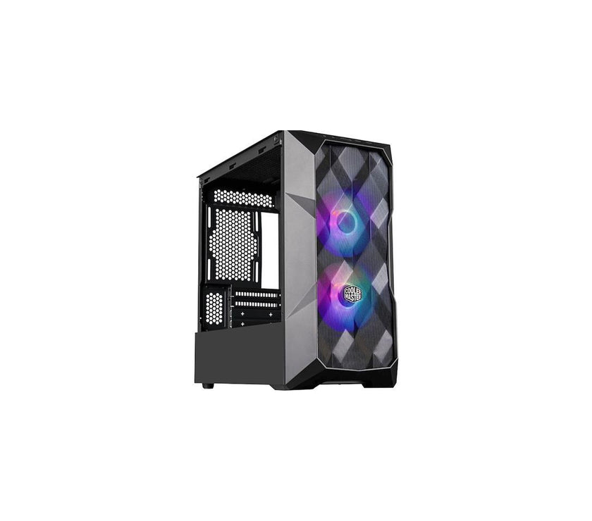 Cooler Master TD300 Mesh TD300-KGNN-S00 Black Steel / Mesh / Plastic / Tempered Glass Micro ATX Tower Computer Case