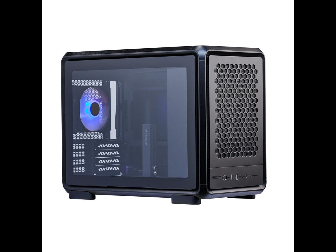 Cooler Master MasterFrame 400 mATX Modular PC Case - Micro-ATX/Mini-ITX, Aluminum Open Frame Chassis, 1 x ARGB Fan Preinstalled, 390mm GPU, 360mm Radiator Support, Black