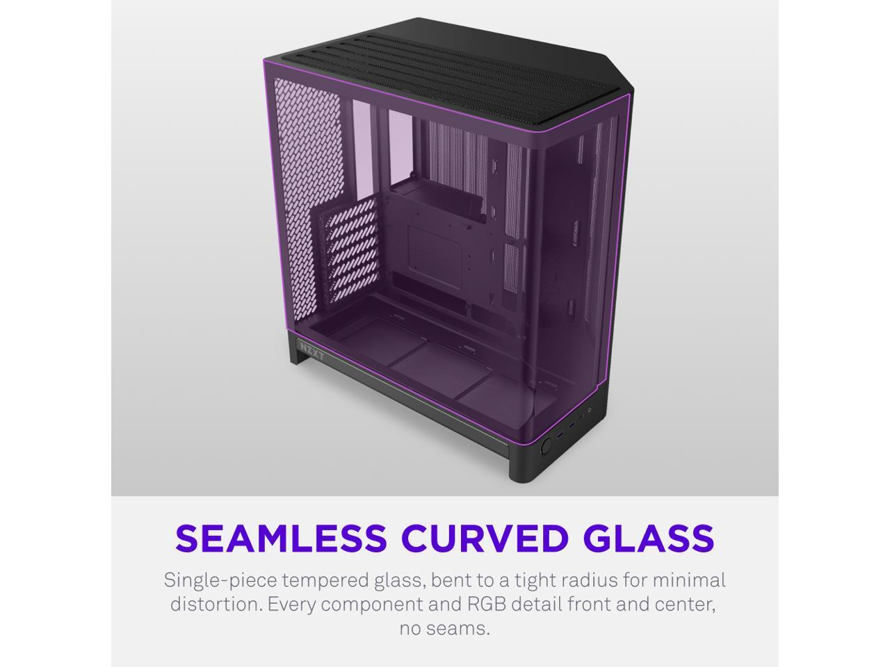 H6 RGB+ (2026) Compact Dual-chamber ATX Case - All Black