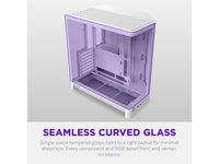 H6 RGB+ (2026) Compact Dual-chamber ATX Case - All White