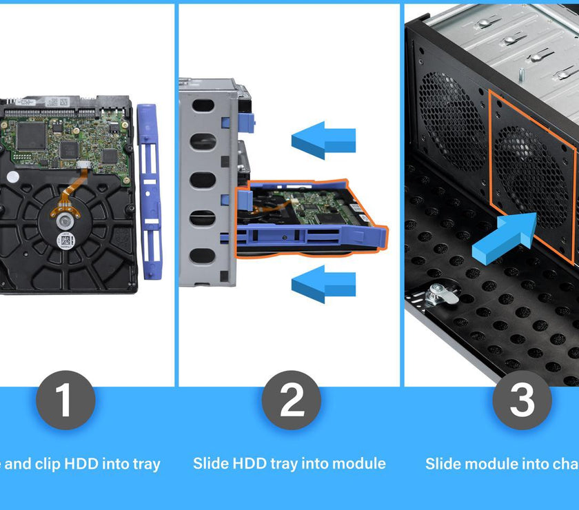 Rosewill 4U Server Chassis Rackmount Case | 15 3.5" HDD Bays | E-ATX Compatible | 6 Front 120mm Fans, 2 Rear 80mm Fans | 2x USB 3.0 | Front Panel Lock and Key | Silver/Black - RSV-L4500U