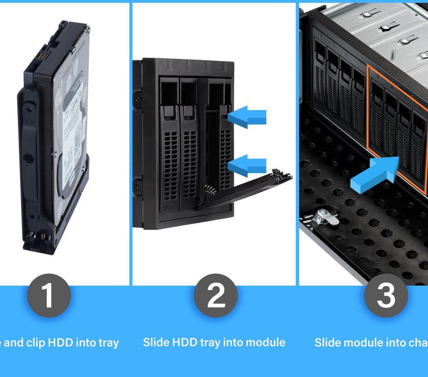 Rosewill 4U Server Chassis Rackmount Case | 12 Hot Swap 3.5", 2.5" SATA I, SATA II, SATA III SAS | E-ATX Compatible | 3 Front 120mm Fans, 2 Rear 80mm Fans | 2x USB 3.0| Front Panel Lock - RSV-L4412U