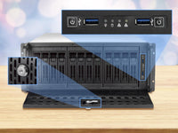 Rosewill 4U Server Chassis Rackmount Case | 12 Hot Swap 3.5", 2.5" SATA I, SATA II, SATA III SAS | E-ATX Compatible | 3 Front 120mm Fans, 2 Rear 80mm Fans | 2x USB 3.0| Front Panel Lock - RSV-L4412U