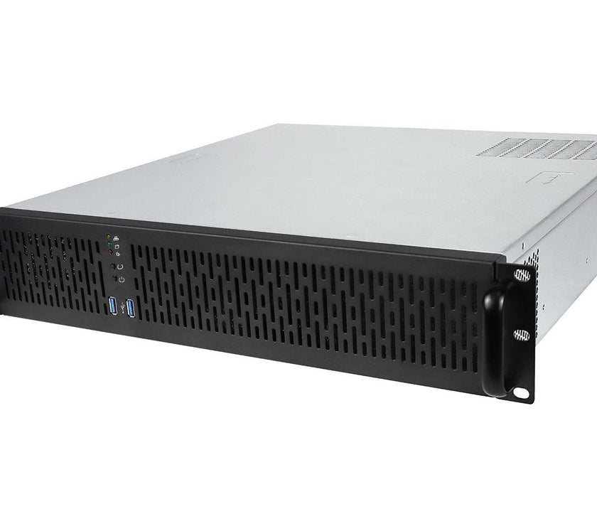 Rosewill 2U Server Chassis Rackmount Case, 4x 3.5" Bays, 2x 2.5" Devices, Micro-ATX Compatible, 2x 80mm PMW Fans, 2x USB 3.0 - RSV-Z2800U