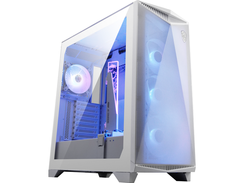 MSI MPG GUNGNIR 300R AIRFLOW WHITE, USA, 2xUSB 3.2 Gen 1, 1xUSB 3.2 Gen2 Type-C, 4x120mm PWM ARGB Fan, ARGB+PWM Control Board, Tempered Glass Window