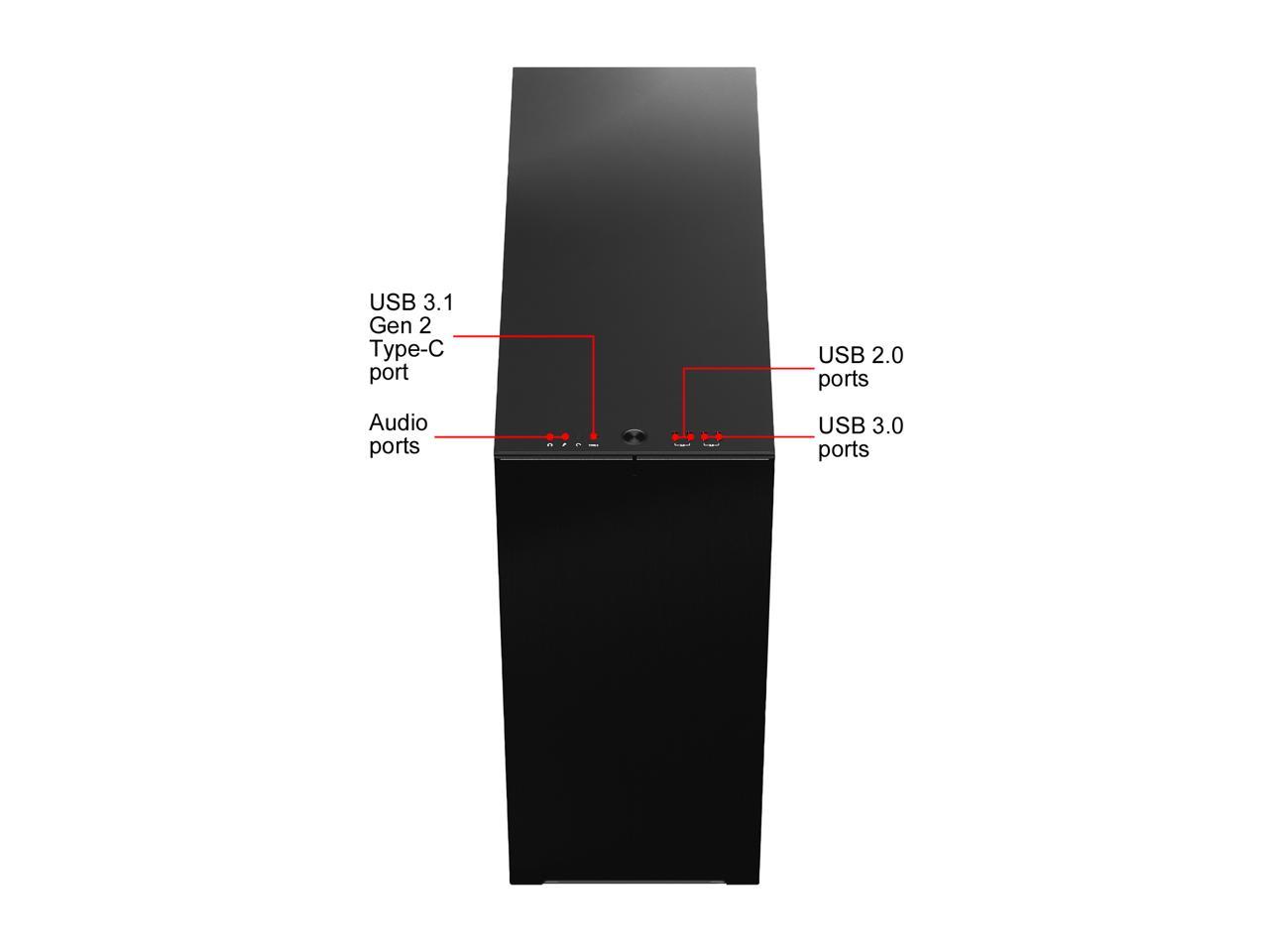 Fractal Design Define 7 XL Black Brushed Aluminum / Steel E-ATX Silent Modular Full Tower Computer Case
