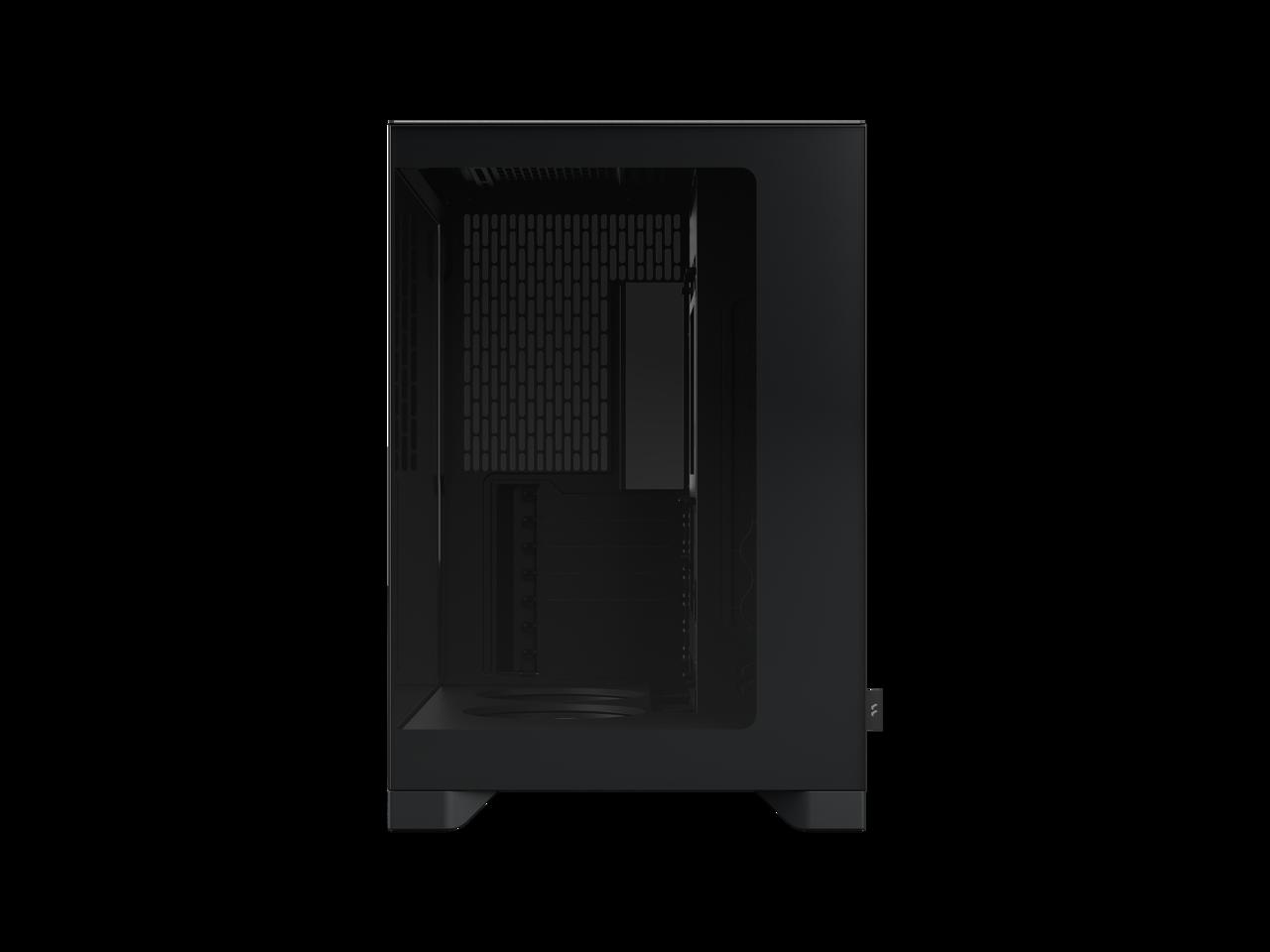 Fractal Design Pop 2 Vision Black - Dual-Chamber PC Gaming Case - Front and Side Glass Panels- Four 120 mm Reverse Blade Fans Included - Spacious Interior - E-ATX (up to 280 mm) ATX/mATX/ITX