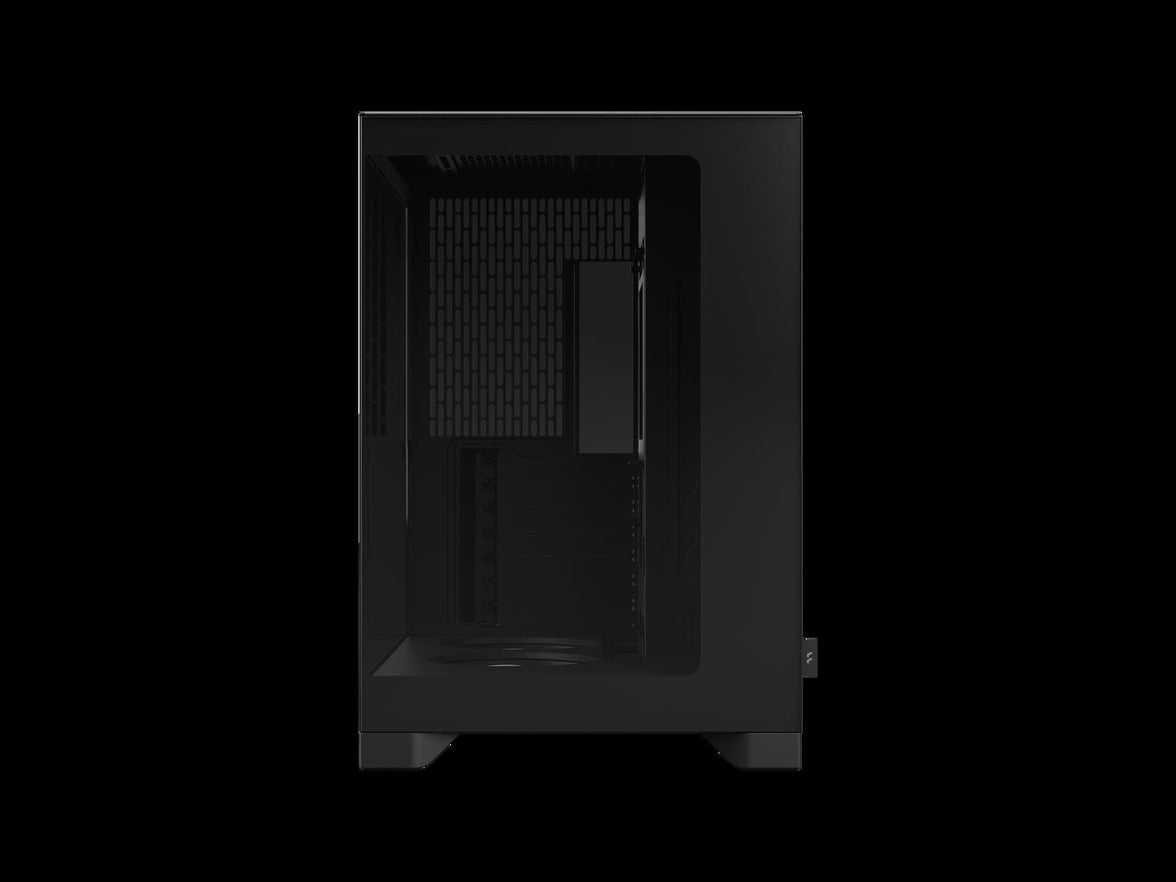 Fractal Design Pop 2 Vision Black RGB - Dual-Chamber PC Gaming Case - Front and Side Glass Panels- Four 120 mm Reverse Blade RGB Fans Included - Spacious Interior - E-ATX (up to 280 mm) ATX/mATX/ITX