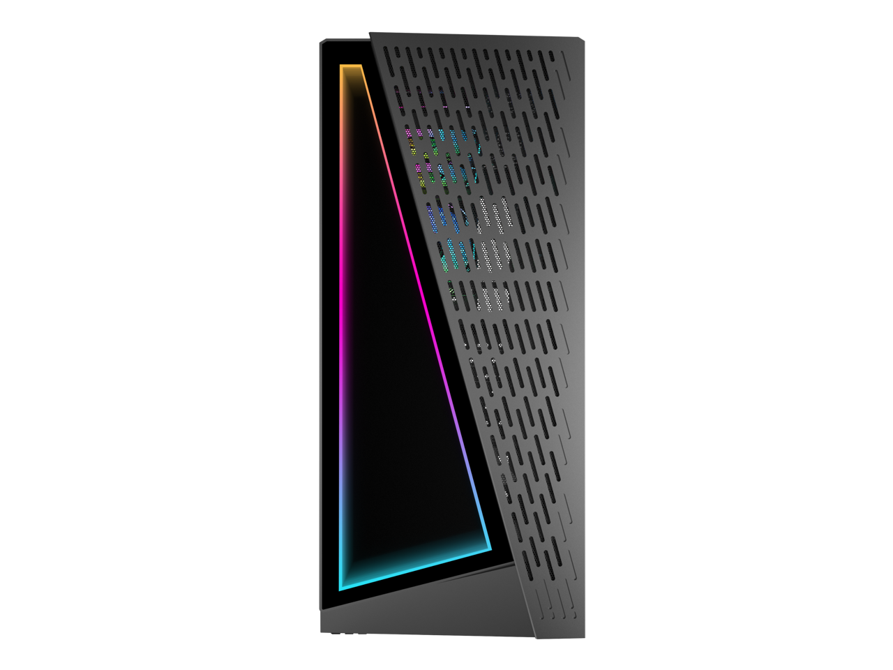 GAMEMAX Prism Premium Mid Tower USB3.0 Tempered Glass ATX Gaming Case w/3 x ARGB Fans (Pre-Installed)