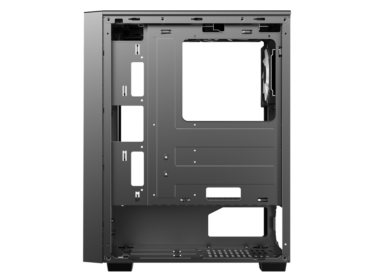 GAMEMAX Prism Premium Mid Tower USB3.0 Tempered Glass ATX Gaming Case w/3 x ARGB Fans (Pre-Installed)